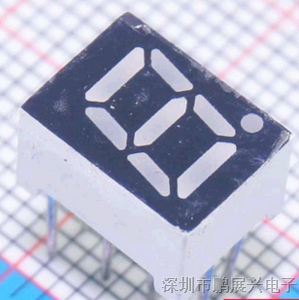 0.28英寸1位數碼管 共陽高亮紅色LED顯示器件詳解